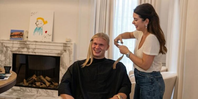 Adiós a la coleta vikinga: Haaland sorprende con drástico cambio de look