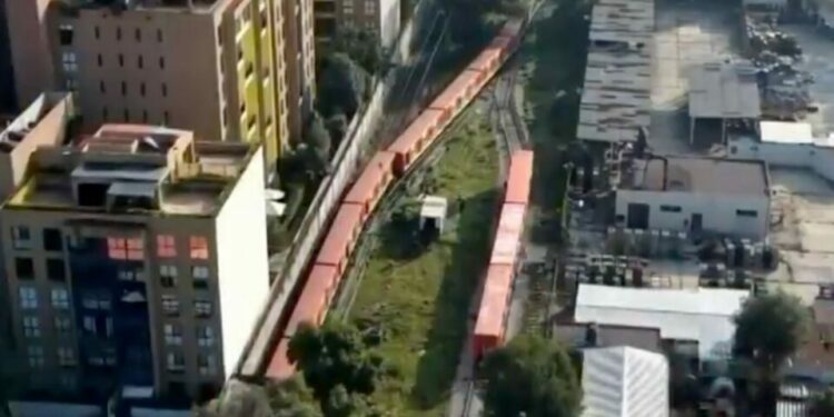 Se descarrila vagón del Metro CDMX en taller de Ticomán