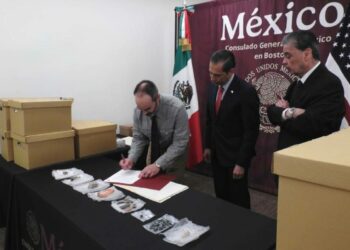México recibe más de mil cien bienes culturales, restituidos por un particular en Estados Unidos