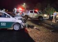 Taxista pierde la vida tras choque frontal en la carretera federal 70