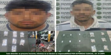 Detienen a dos hombres con presuntas drogas en Villa de Ramos y Santa María del Río