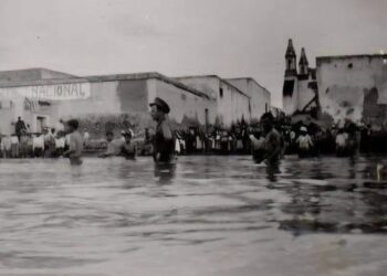 Cuando el Grito de Independencia quedó bajo el agua en SLP