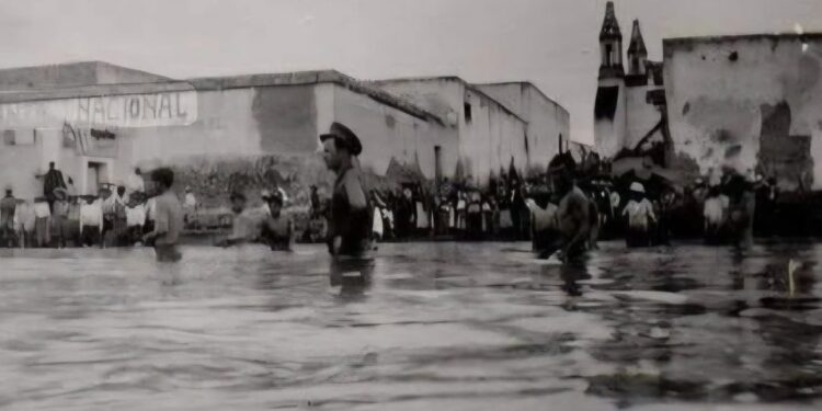 Cuando el Grito de Independencia quedó bajo el agua en SLP