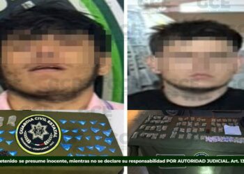 GCE detiene a dos personas y asegura presuntas drogas en Ciudad Valles