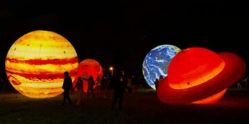 Planetas aterrizan en el Parque Tangamanga I