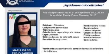 Localizan sin vida a mujer con ficha de búsqueda en Rioverde