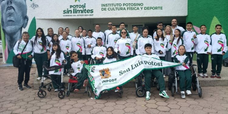 Parte a Jalisco la Delegación Paralímpica de SLP