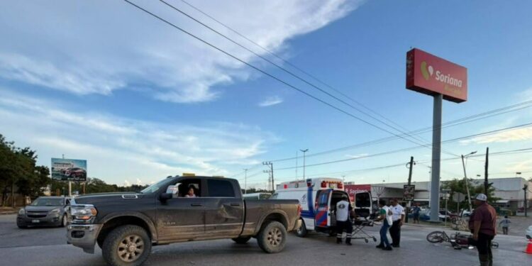 Motociclista resulta gravemente lesionado tras choque