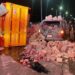 Camión vuelca sobre camioneta y deja un joven lesionado