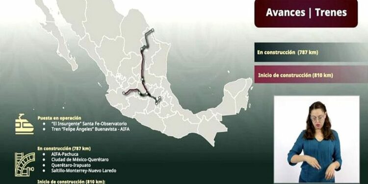 México construirá 2 mil 400 km de vías ferroviarias en este sexenio