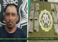 Detienen a hombre con marihuana durante operativo en la Zona Media