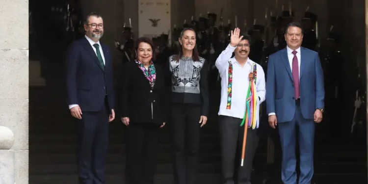 Presenta Aguilar Ortiz su informe de la SCJN ante Sheinbaum