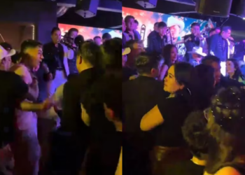 VIDEO | Aaron Mercury y Naim Darrechi protagonizan altercado durante el cumpleaños de Abelito