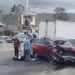 Aparatoso accidente en Periférico deja a un joven lesionado
