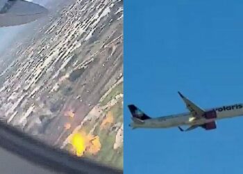 Pasajeros viven momentos de terror por incendio en motor de avión de Volaris con destino a Guadalajara