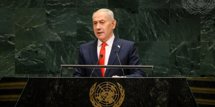 Netanyahu enfrenta una Asamblea General de la ONU casi vacía y arremete contra delegaciones