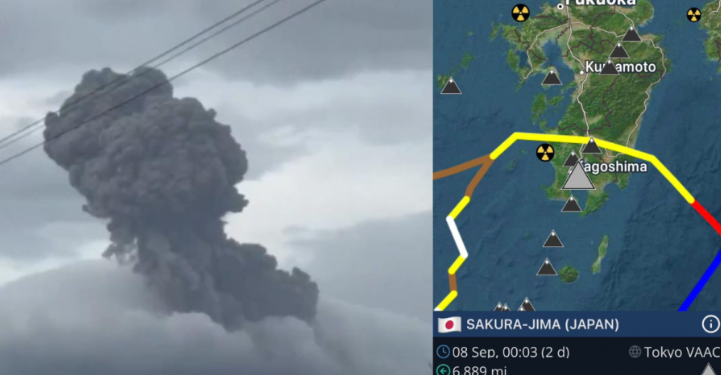 VIDEO | Sakurajima registra erupción y mantiene alerta nivel 3 en Japón