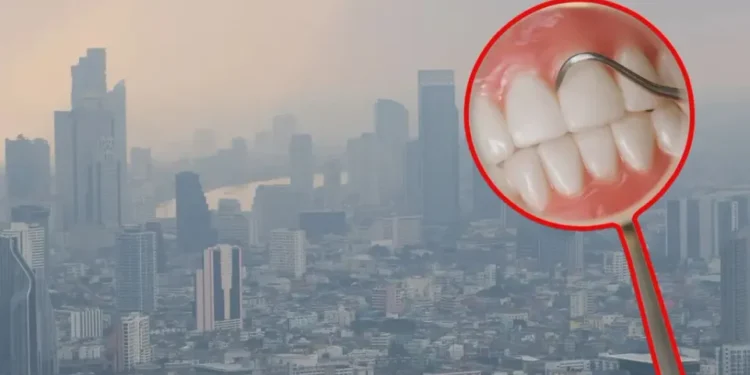 El aire contaminado también podría afectar las encías: esto encontró un estudio