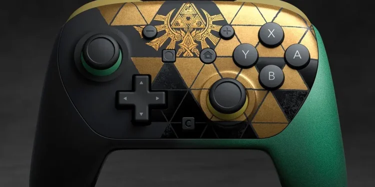 Se anuncia la primera fecha oficial de restock del Pro Controller del 40º aniversario de Zelda, por ahora solo por parte de Nintendo Australia