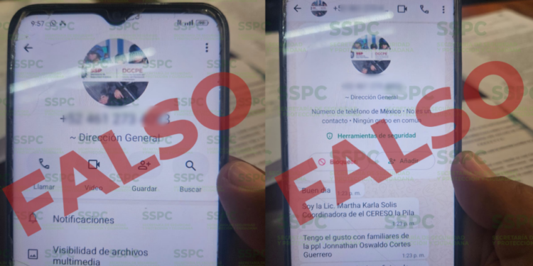 Alerta SSPC sobre falsas promesas de liberación de familiares en cárcel