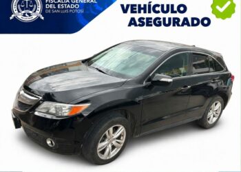 FGESLP asegura camioneta con reporte de robo con violencia en Los Cactus