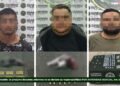 Detienen a tres personas por armas y presuntos delitos contra la salud en la capital