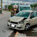 Choque frontal en Villa de Pozos deja a mujer y bebé lesionados