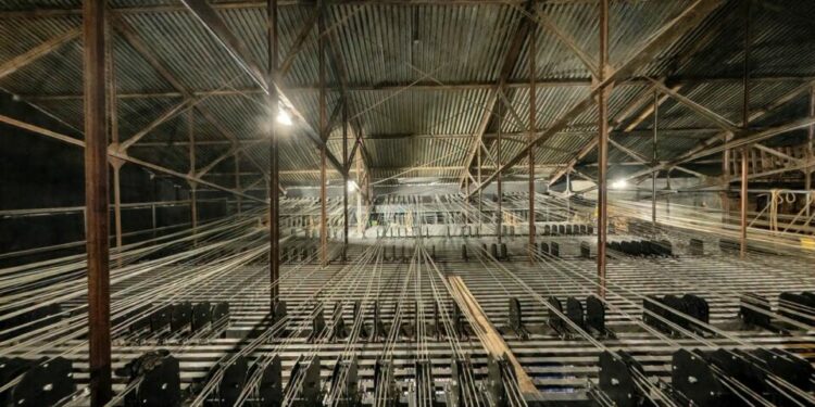 Dan comienzo a las reparaciones de la caja escénica del Teatro de la Paz