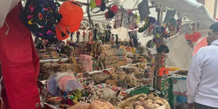 La vendimia de Día de Muertos llena de color y tradición el Centro Histórico de San Luis Potosí