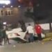 Volcadura en Himno Nacional deja tres lesionados