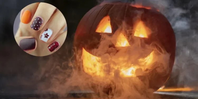 Tres diseños de uñas con estilo de calabaza para lucir en las celebraciones de Halloween