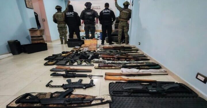Desarticulan grupo que fabricaba armas artesanales para su presunta venta a grupos delictivos