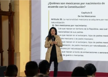 Bugarín renunció a doble nacionalidad desde 2018: Luisa María Alcalde