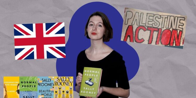 Libros de Sally Rooney censurados en Reino Unido por su apoyo a Palestine Action