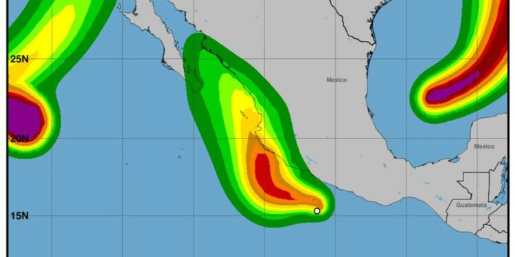 Tormenta tropical Simón podría alcanzar categoría 4 frente al Pacífico mexicano