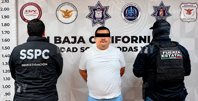 Detienen a presunto operador criminal vinculado con ataque a policías en Baja California